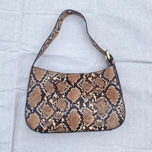 Brandy Melville Snakeskin Shoulder Bag